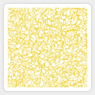 Yellow Line Pattern Sticker